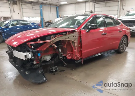 2021 Hyundai Sonata N Line из США, поврежденный, VIN 5NPEK4JC9MH122705